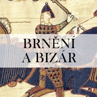 Brnění a bizár — středověký jezdec na koni